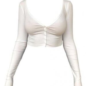 STAPLE & HUE
Ivy cropped stretch-cotton cardigan